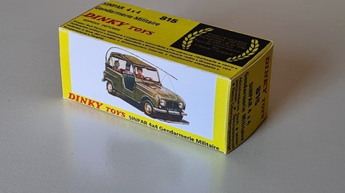 Dinky toys boite vide - dinky, repro
