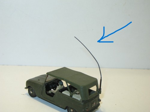 Dinky toys antenne fouet - dinky,