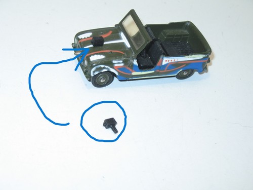 Dinky toys camera - la, capot